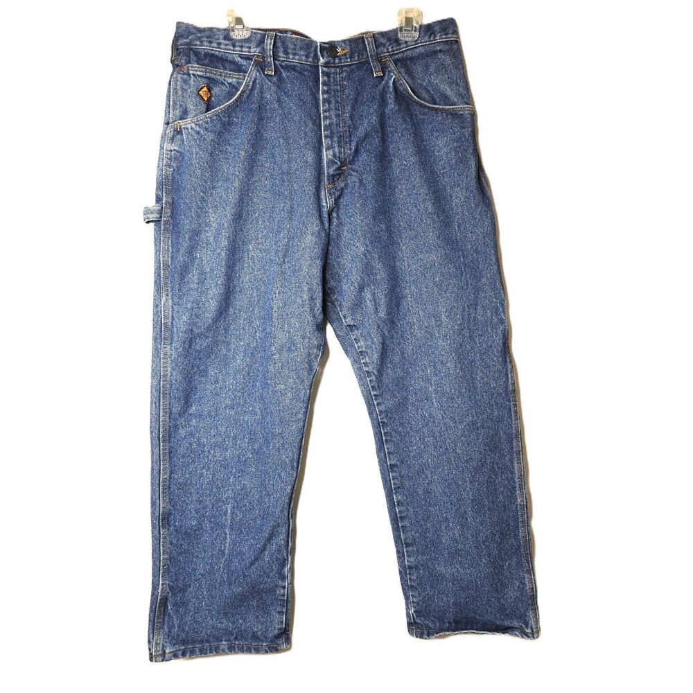 Wrangler Riggs Workwear FR Flame Resistant Carpenter Jeans Blue 36x30 FR3W020